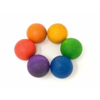 Ballen gekleurd | Grapat | 6-delig