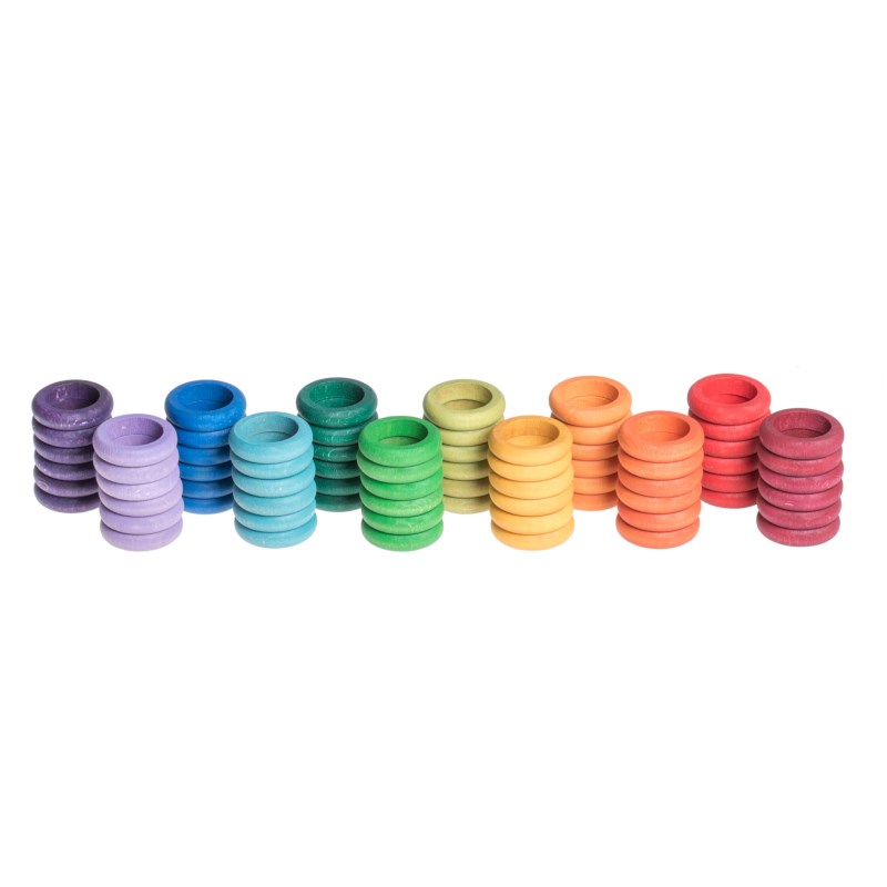 Ringen gekleurd | Grapat | 72-delig