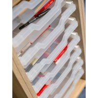 Lade | Gratnells | Transparant | F1 - 7,5 cm