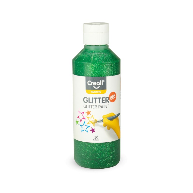 Glitterverf | Creall | Groen Flacon 250 ml