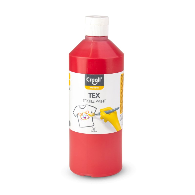 Textielverf | Creall Tex | 500 ml | Rood