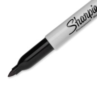 Marker permanent | Sharpie | Fijne punt | Zwart