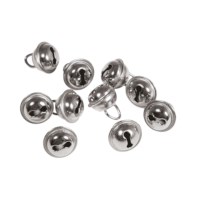 Belletjes | Rayher | Zilver | 9 mm | 10 stuks