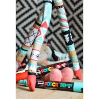 Verfstiften | Posca | PC 1M | Set 8 stuks