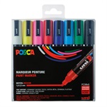 Posca stiften PC-3M, 1,5 mm, etui van 8 stuks in ... - Pro Office