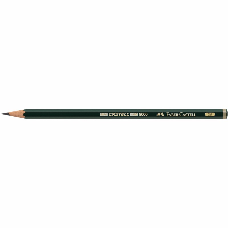 Potlood grafiet | Faber Castell | 9000 | Hardheid 2B