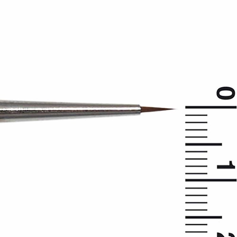 Penseel | Grimas | Rood marterhaar | Rond nr. 0