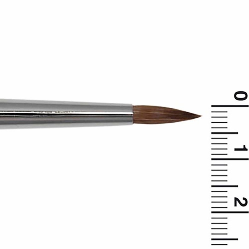 Penseel | Grimas | Rood marterhaar | Rond nr. 6