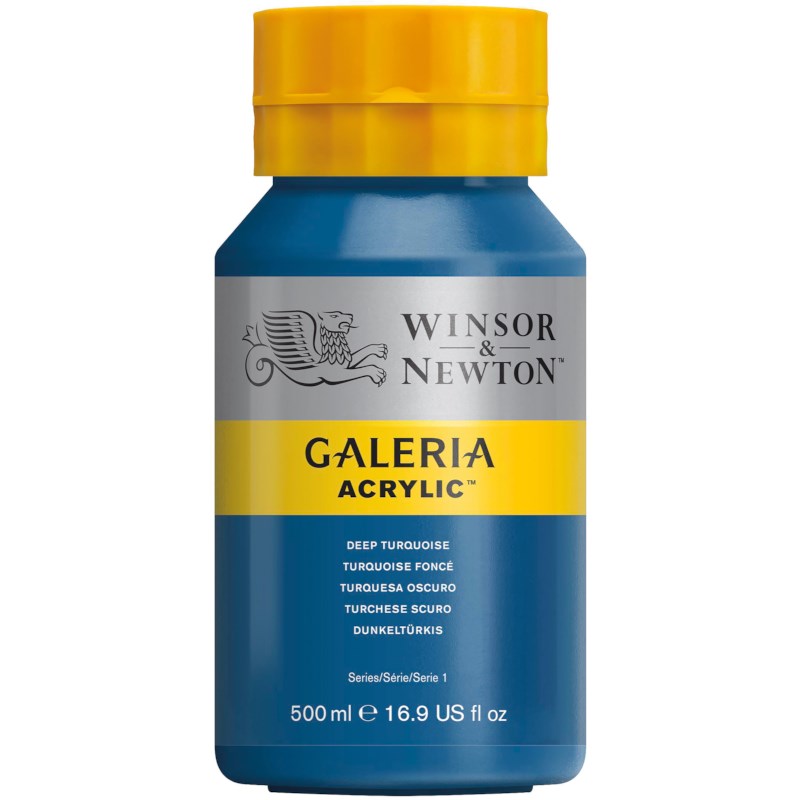 Acrylverf | Winsor & Newton Galeria | Permanent green light 483 | 500 ml