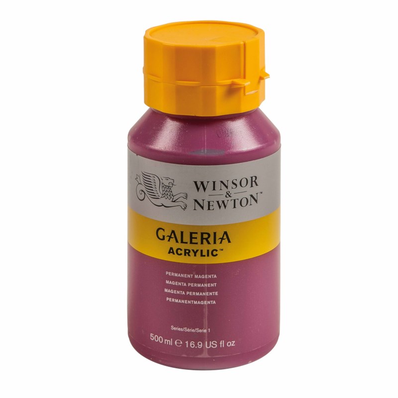 Acrylverf | Winsor & Newton Galeria | Permanent magenta 488 | 500 ml