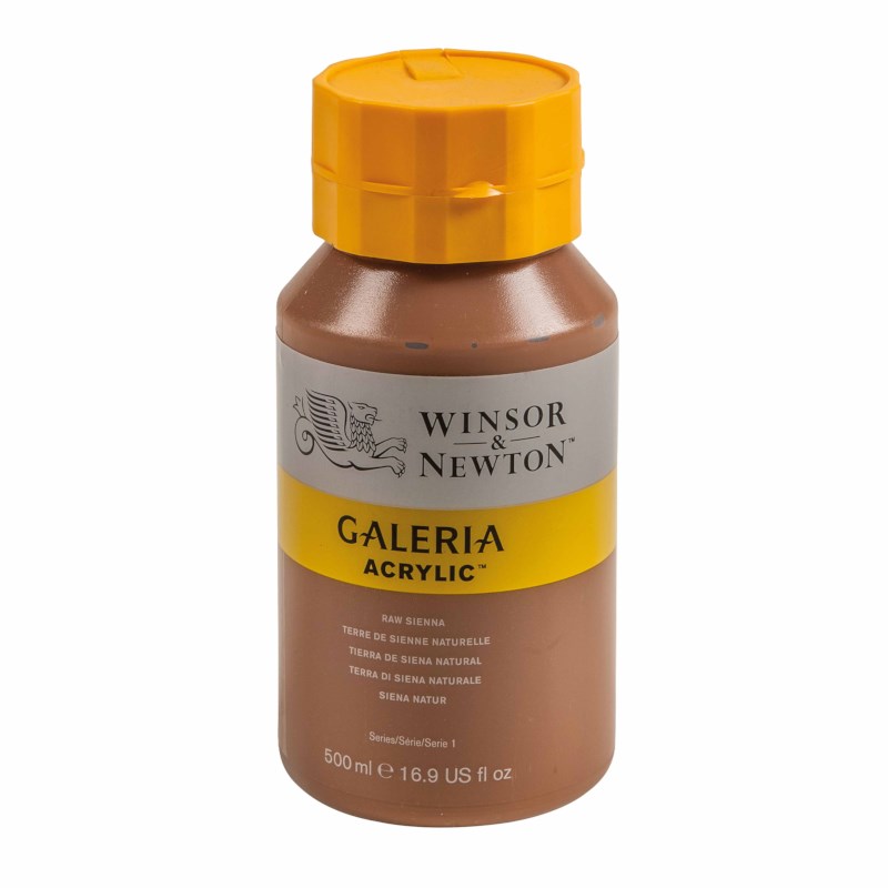 Acrylverf | Winsor & Newton Galeria | Raw sienna 552 | 500 ml