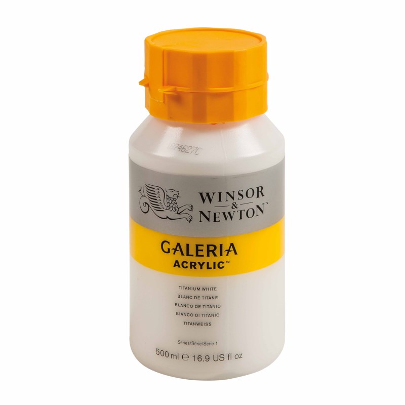Acrylverf | Winsor & Newton Galeria | Titanium white 644 | 500 ml
