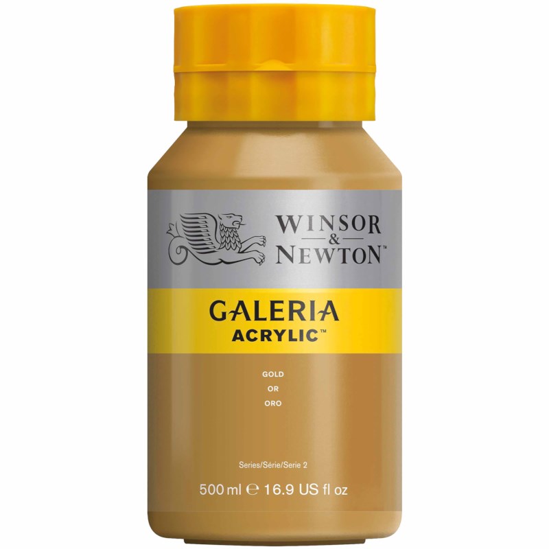 Acrylverf | Winsor & Newton Galeria | Metal gold 283 | 500 ml