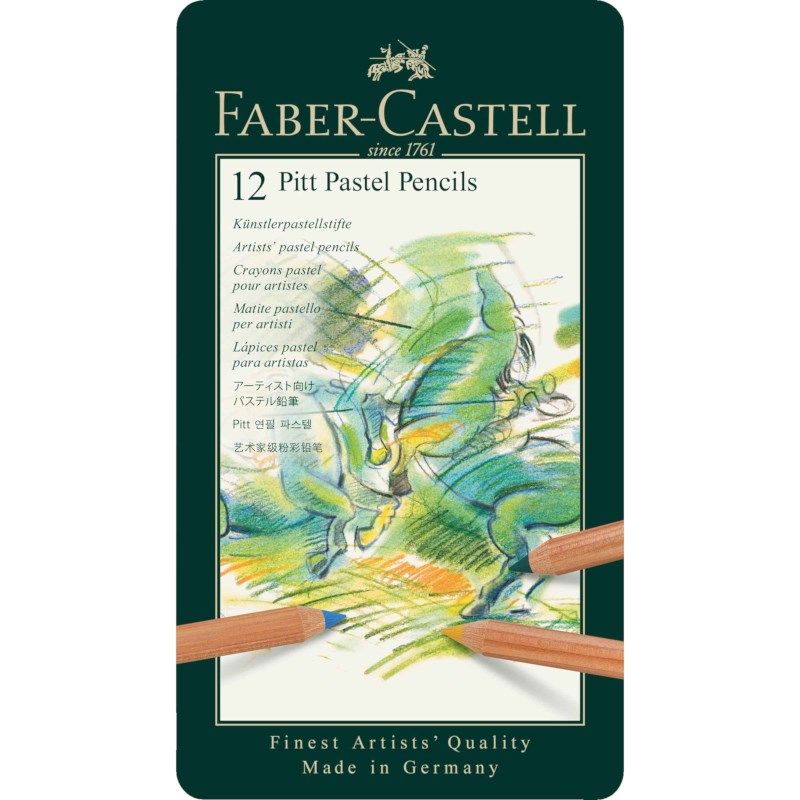 Pastelpotlood | Faber Castell | Pitt pastel | 12-delig