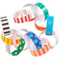 Vlechtstroken | Print | 16 x 1,5 cm | 400 stuks | 80 grams 