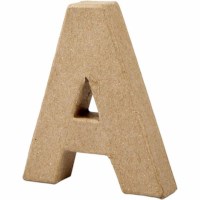 Papier-maché letter | A | Klein