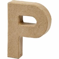 Papier-maché letter | P | Klein