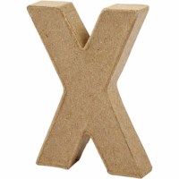Papier-maché letter | X | Klein