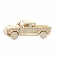 Bouwpakket 3D | Auto | Triplex | 13 x 9 x 6 cm