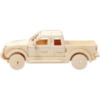 Bouwpakket 3D | Auto | Triplex | 13 x 9 x 6 cm