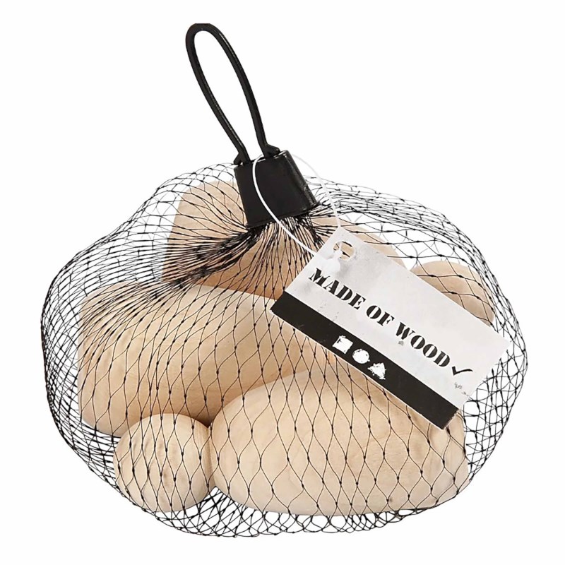 Houten poppetjes | 8 cm | 3 stuks