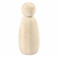 Houten poppetjes | 8 cm | 3 stuks