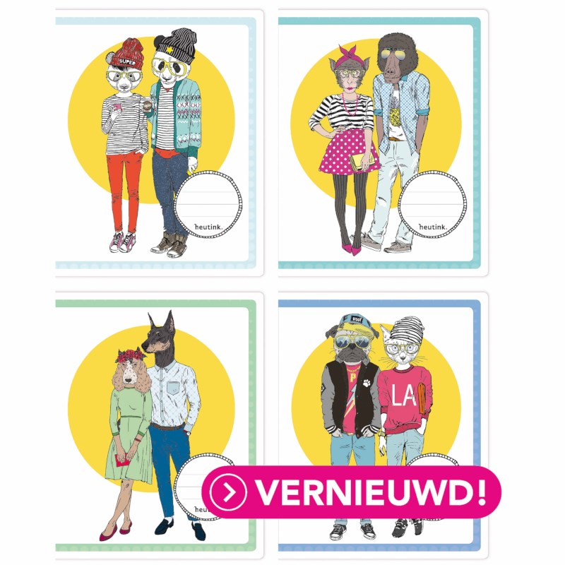 Schrift | 24 lijnen | Dierenstelletje