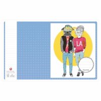 Schrift | 24 lijnen | Dierenstelletje