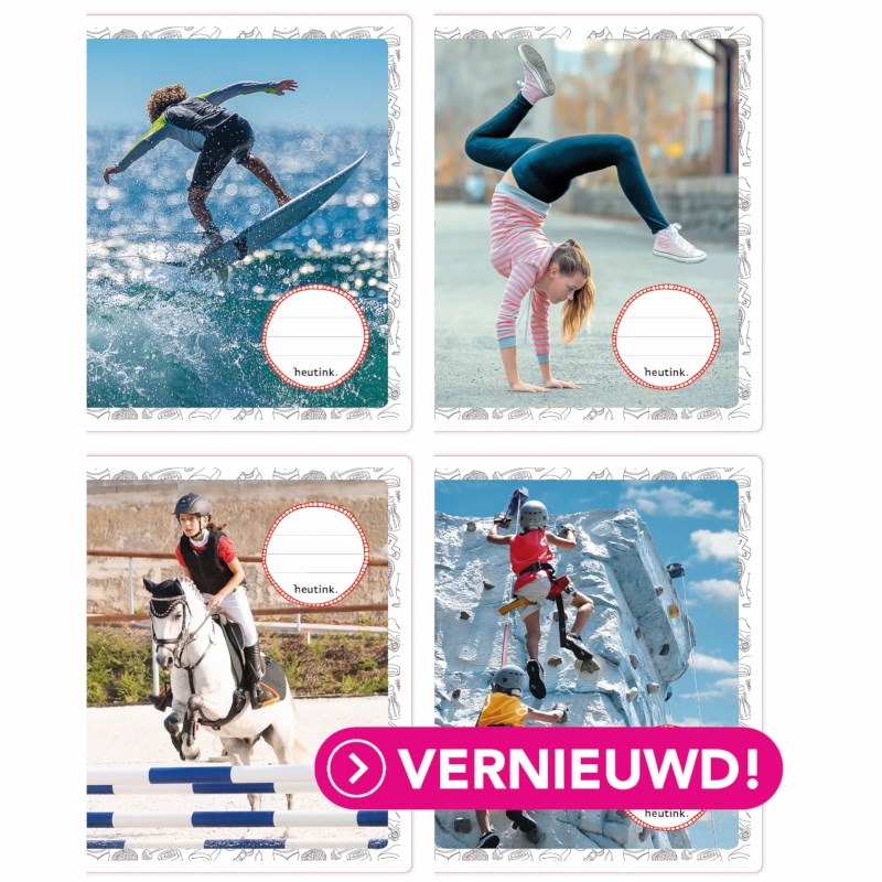 Schrift - sport | 24 lijnen | Per stuk