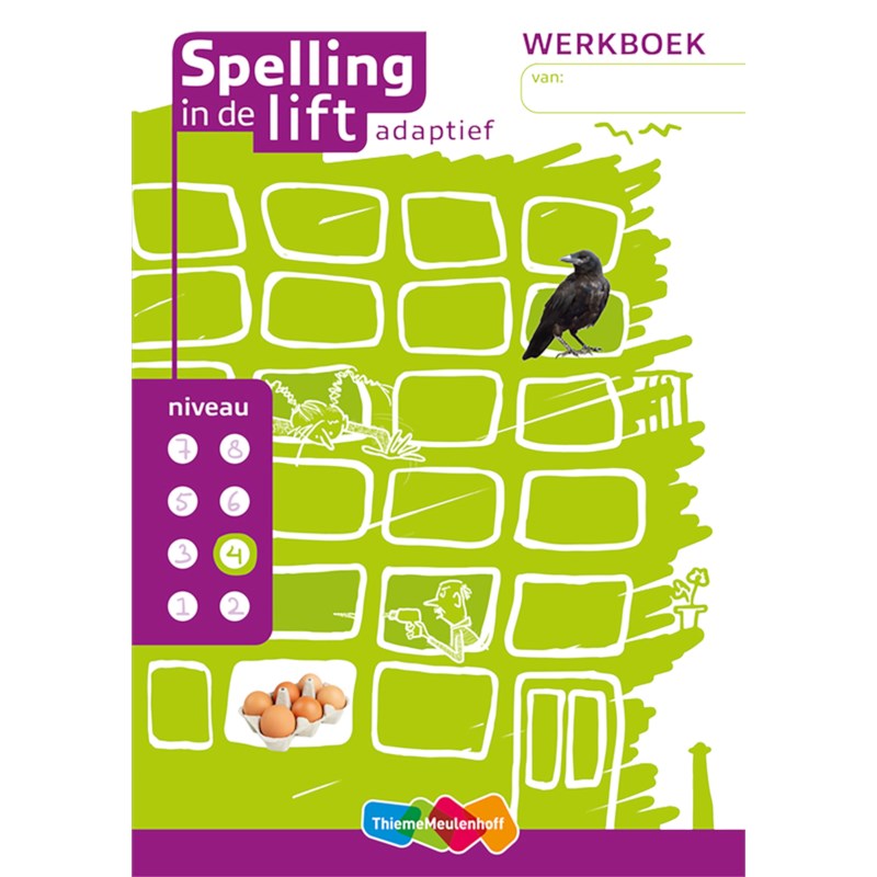 Werkboek niveau 4 | Spelling in de lift adaptief