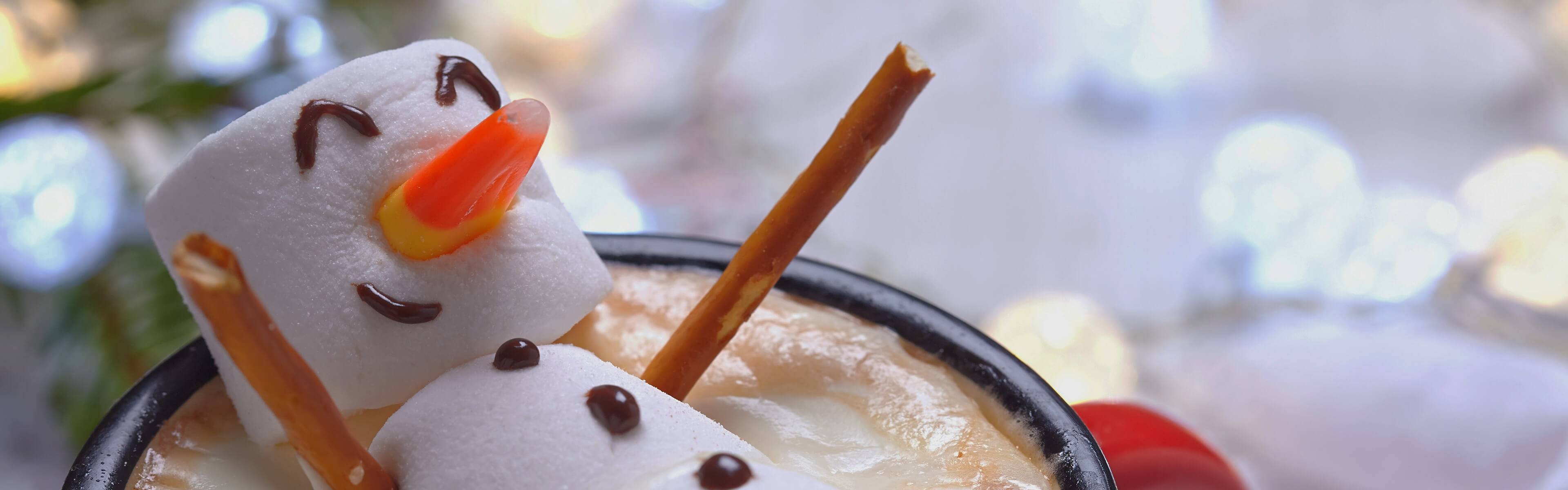 marshmallow frozen in warme cholocademeld